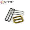 10/20/30Pcs Meetee Metal Tri-Glide Rings Buckles 6-50mm Bra Strap Adjust Clasp 8-shaped Ring Hook Garment Hardware Accessories
