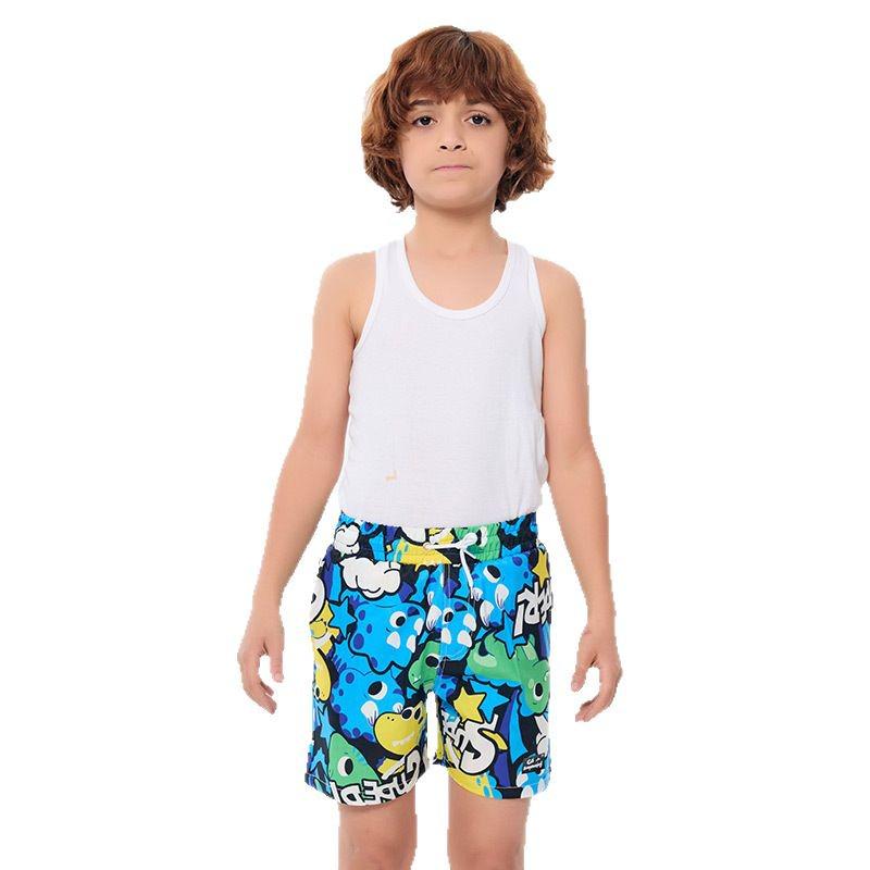 Sureda Schnelltrocknende Badehose für Kinder: Wasserfreundlich, Lockerer Schnitt, Mit Netzfutter, Unisex für Jungen & Mädchen. Perfekt für Strand & Wasserparks.