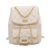 Small bag women's 2026 new diamond chain backpack fashionable and popular portable small backpack