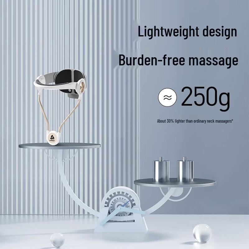 CHIGO Neck Massager with Pulse and Support CN plug (adapter included)