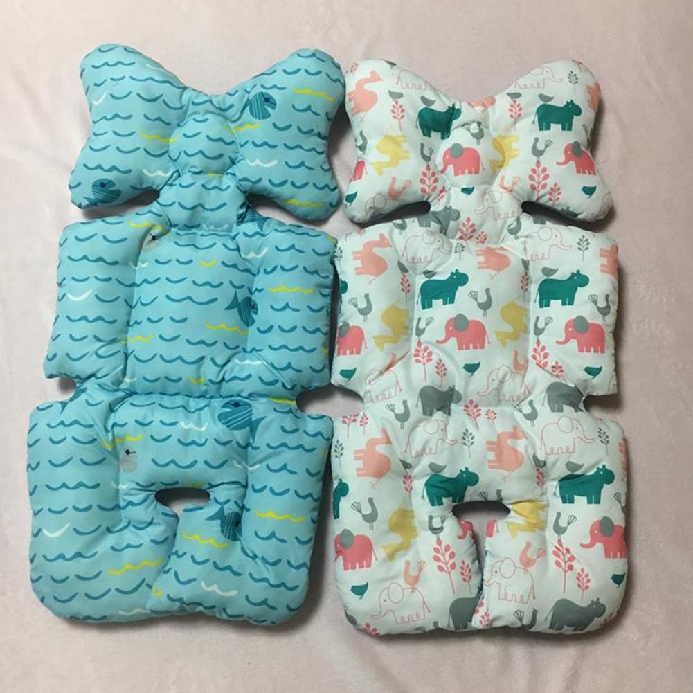 Children Seat Cushion Cotton Double-sided Seat Pad For Stroller Dining Chair