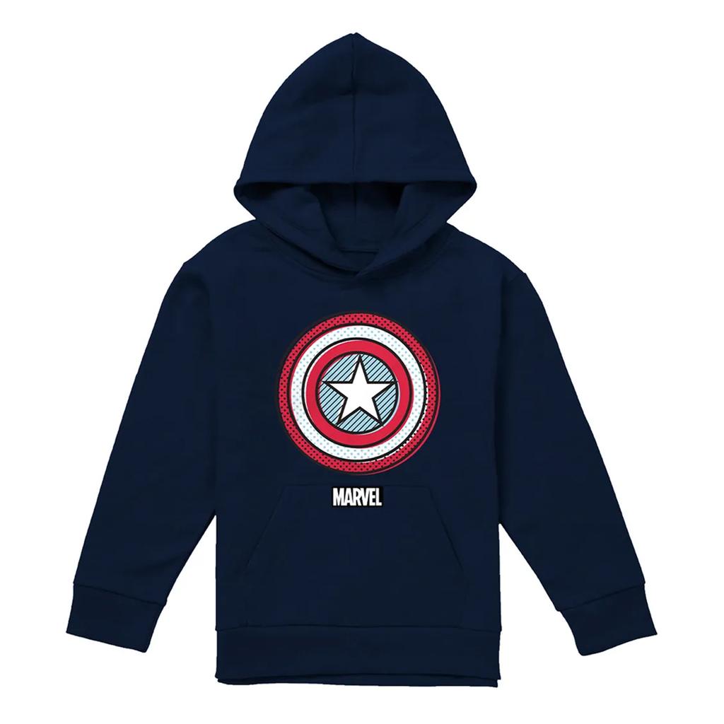 Captain America Childrens/Kids Ziptone Shield Hoodie