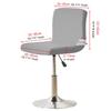 Waterproof Short Back Bar Chair Cover Solid color Stretch Swivel Chair Cover Stretch Small Size Bar Stool Seat Covers for Hotel Banquet Dinin