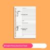 B5 Loose-Leaf Notebook Refill, 26-Hole, A5 Detachable, Horizontal Lines or Grid, Ideal for Postgraduate Exams