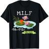 MILF Man I Love Frogs Funny Amphibian Toad Lover Water Lily T-Shirt