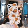 Funny Sun Moon Face Shockproof Phone Case For iPhone 15 14 11 12 13 Pro MAX Mini XS XR SE 14 Plus Fundas Transparent Back Covers