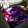 "Anime Inspired Carpet with Purple-Haired Character and Dark Design" Suitable for Use As an Anti-slip for Living Room Bedroom Sofas
