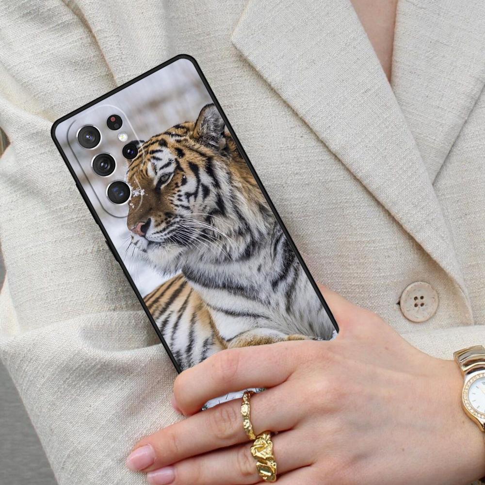 Tiger Cell Phone Case for Samsung Galaxy S26 Ultra S25 S24 S23 S22 S21 S20 Note10 Cover