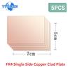 5PCS FR4 PCB 5x7cm Single Side Copper Clad Plate Diy Pcb Kit Laminate Circuit Board 5*7cm