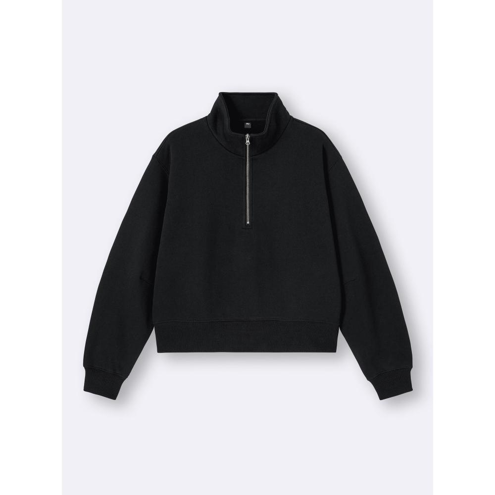 Gu By Uniqlo Heavyweight Sweat Half Zip Pullover