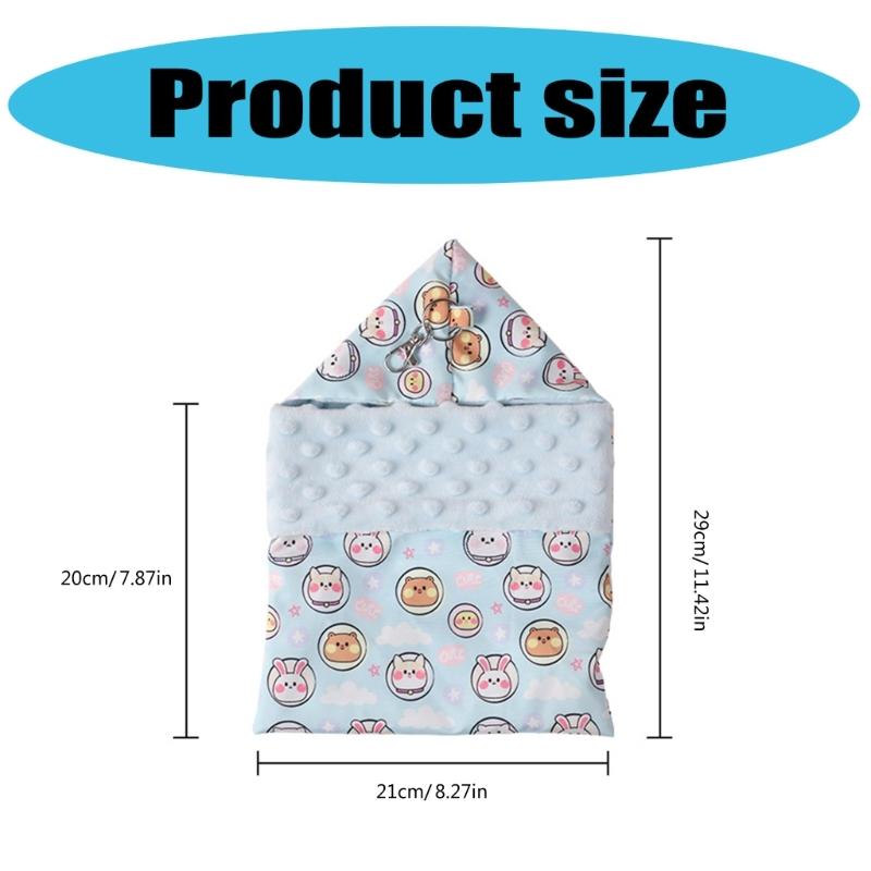 Hamster Rodents Hideaway Toy Gerbil Bed Hideouts Pet Hanging Cave for Ferrets Hamster Toy Guinea Pigs Toy