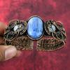 Kyanite Cuff Bracelet Copper Wire Wrapped Adjustable Bangle Rainbow Moonstone Gemstone Cuff Bracelet Handmade Copper Jewelry Gifts For Wife