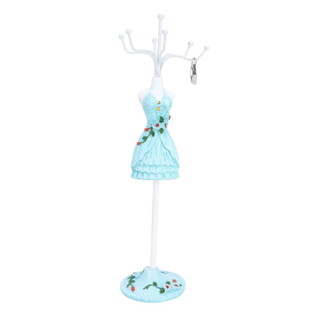 Lady Figure Necklace Stand Jewelry Organizer Display Stand Rotating Detachable Storage Rack4#