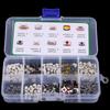 250×Car Remote Control Push Button Switch Car Key Buttons Touch Microswitch With Box Models Tactile Push Button Switch Kits