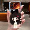 Fashion Night Owl Pattern Phone Case For Xiaomi 17 Pro Xiaomi 17 Pro Max Transparent TPU Soft Cover Shockproof Couple Shell