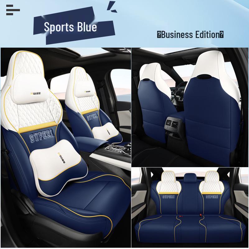 BYD Qin Plus EV/DMI Full Wrap Leather Seat Covers – All-Season, 5-Seat Set