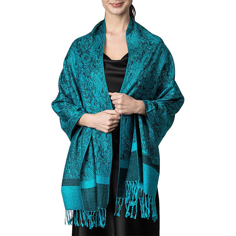 Jacquard Scarf Women Luxury Fashion Thick Soft Lady Scarves Stole Shawl Muslim Hijab Wrap Headband Neckerchief Bandana