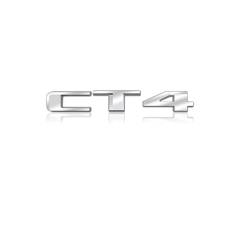Metal Car Rear Trunk Emblem Badge Sticker For Cadillac CT4 CT5 CT6 XT4 XT5 XT6 CTS XTS ATS SRX SRX4 ATSL AWD 25T 28T 40T