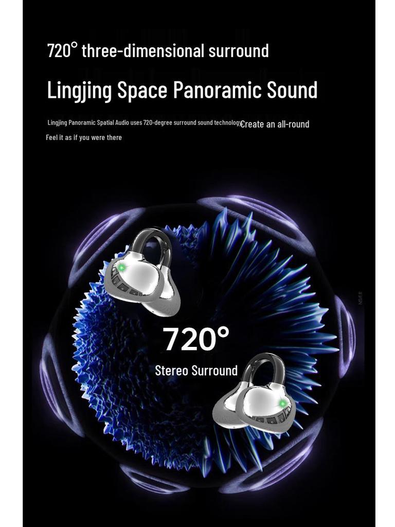 New Long Battery Life Wireless Bluetooth Sports In-ear Headphones