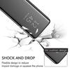 Xiaomi Redmi Note 9 Pro Case, Shockproof Mirror Folio Slim With Stand Rugged Protection For Redmi Note 9 Pro, Black