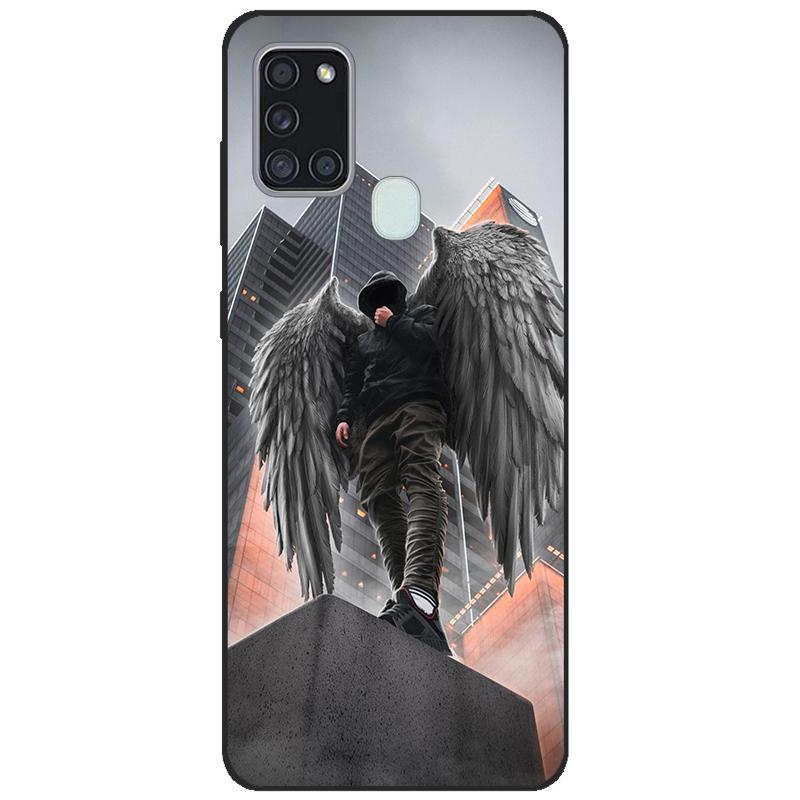 For Samsung A21s SM-A217F/DSN Back Cover tpu Soft Silicone Phone Case For Samsung Galaxy A21s Case Mobile Phone black coque new