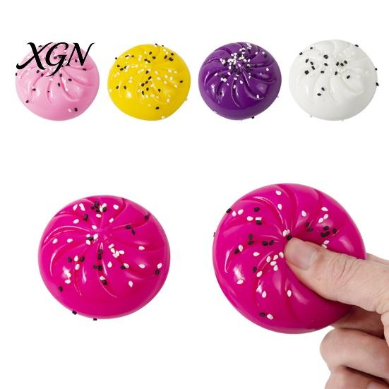Relaxation Hand Toy Sesame Steamed Bun Squeeze Simulated Dumpling Sensory Pinch Mini Fidget Stress Relief Decompression Tool