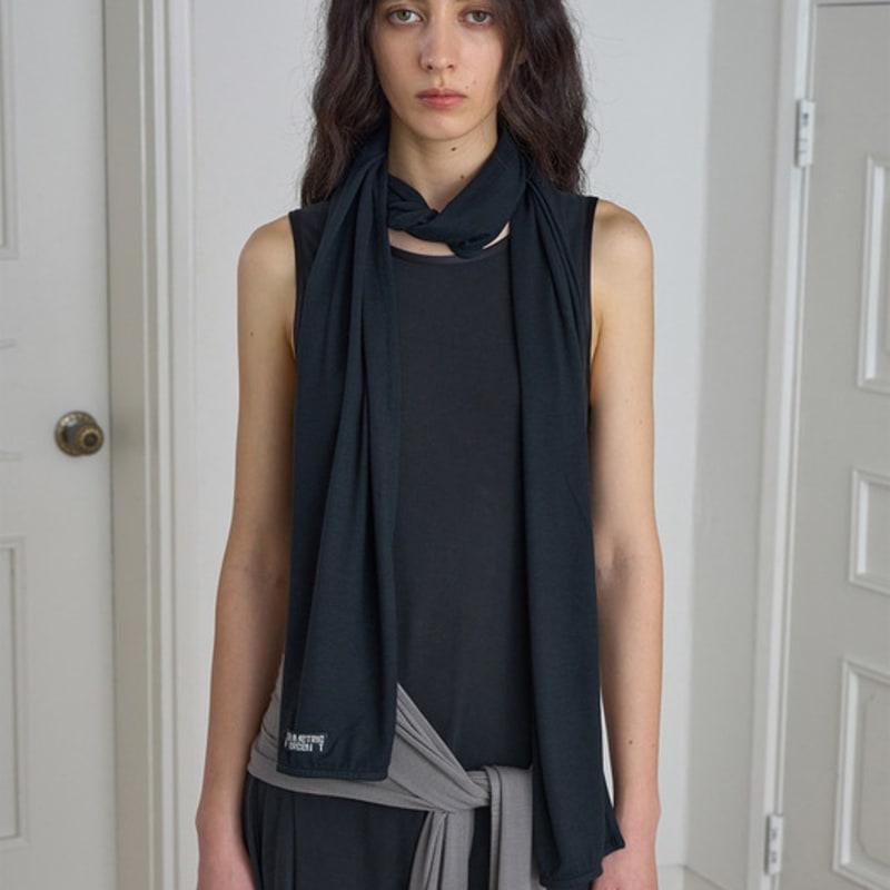 Symmetric Percent Jersey Muffler / Black