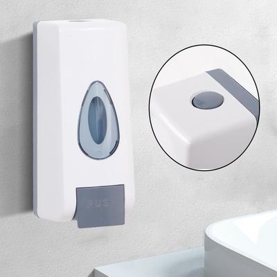 Manual Liquid Soap Dispenser Wall Mounted Shower Soap Shampoo Container for Commercial Kitchen Restaurants Household Washroom