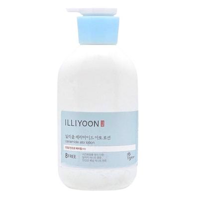 [ILLIYOON] Ceramide Ato Lotion 600ml – Hypoallergenic Body Moisturizer for Sensitive Dry Skin, Soothing Korean Skincare with Ceramide