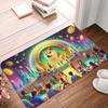 Cryptocurrency Dogecoin Floor Door Kitchen Bath Mats Anti-Slip Outdoor Bitcoin Geek Doormat Garage Entrance Carpet Rug