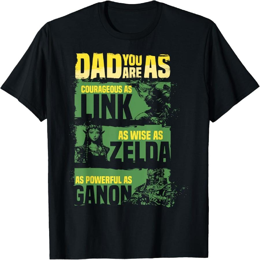 Nintendo Legend Of Zelda Dad Relates To Game Graphic T-Shirt T-Shirt S