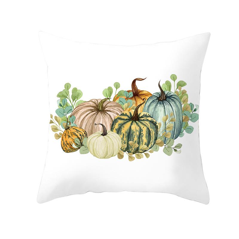 New Thanksgiving Pillow Cover Thanksgiving Harvest Pumpkin Home Cushion Cover