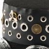 Steampunk Goggles Style Top Hat With Grommet Gear Gothic Themed Cosplay Costume Accessories