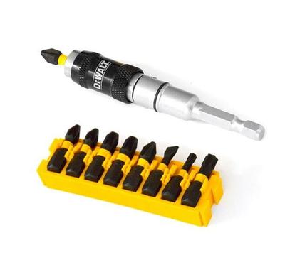 10-Piece Impact Torsion Bit Set, Jointed Handle