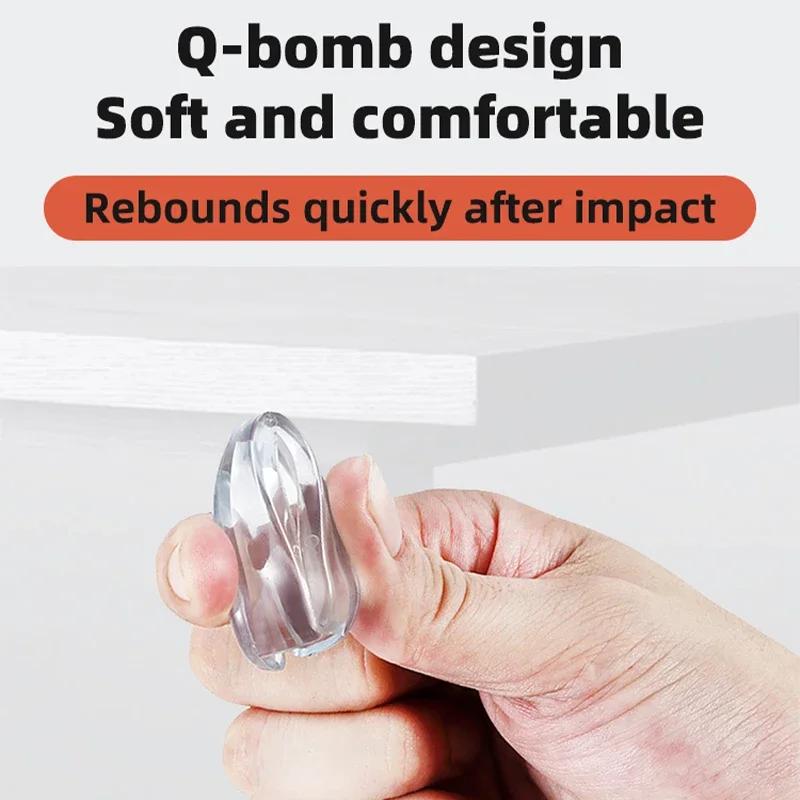 16PCS Baby Safety Silicone Protector Table Corner Edge Cover Protection Children Anticollision Guards Security Protection