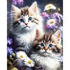 Diamond Embroidery Animal Cat Full Round Drill Mosaic Flower Art Handmade Gift Complete Kit Decorative Paintings