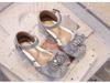 Bow High Heel Girls' Sandals: Summer Closed-Toe Crystal Princess Shoes 2025 - Soft Sole for Comfort
