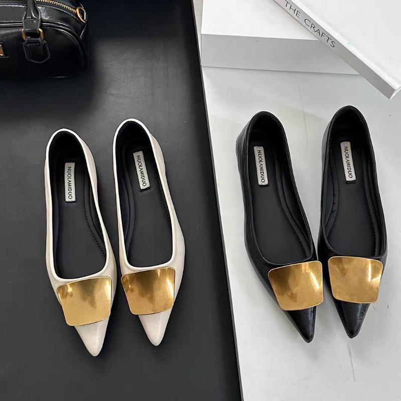Fashion Sexy Women Pointed Toe Flats Shoes Party Summer Sandals Elegant 2025 Woman Loafers New Fashion Dress Sneakers Shallow Zapatos
