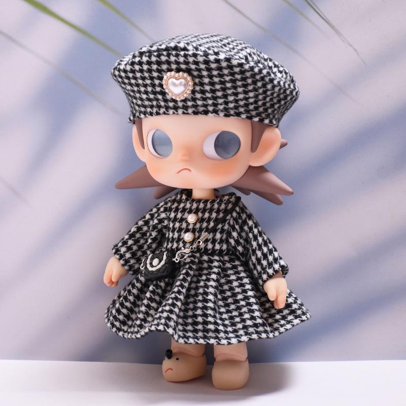 Zsiga 1/8 Gaji Sister Doll Clothes: Plaid Skirt Set