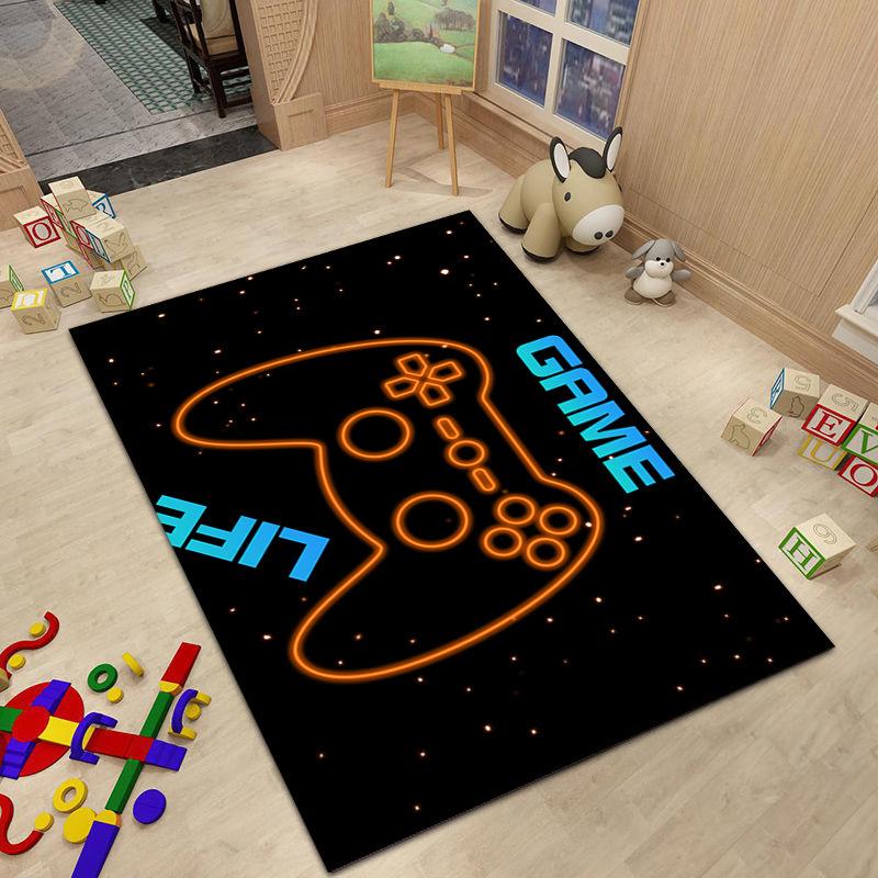 Patroon voor Gamer Controller voor Woonkamer Jongenskamer Grote Vloermat Kunstprint Huisgang Kinder Tapijt Decoratie Huis