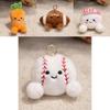 Portachiavi Frutta Peluche Con Imbottitura Morbida In Cotone Pp Per Decorazione Borsa E Uso Collezionistico
