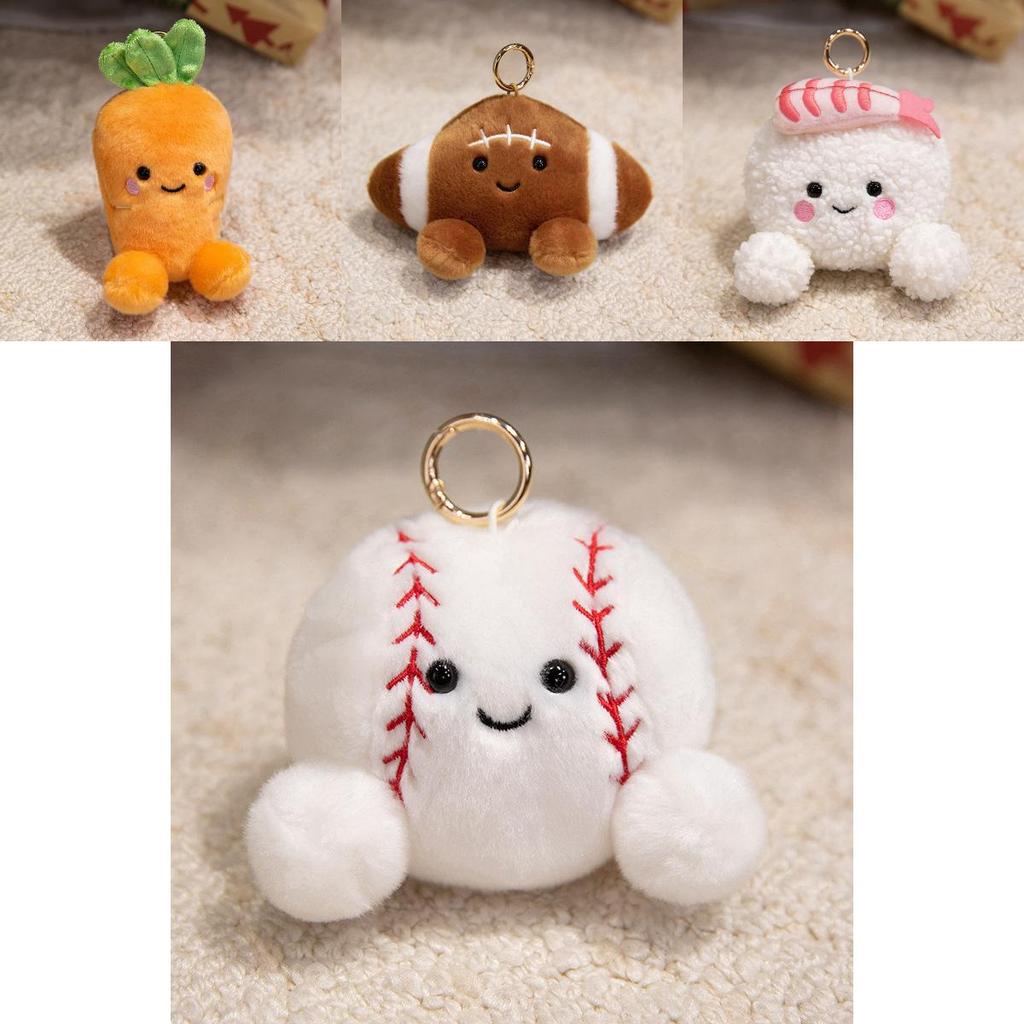 Portachiavi Frutta Peluche Con Imbottitura Morbida In Cotone Pp Per Decorazione Borsa E Uso Collezionistico