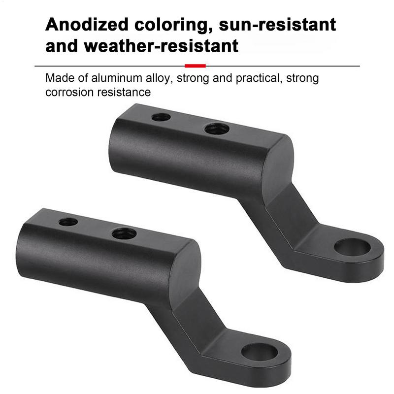 Motorcycle Handlebar Extension Post Motorcycle Riding Extender Rearview Mirror Mount Easy Installation Ergonomic Adapter For