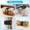 54cm Reusable Silicone Elastic Band Lid Straps for Pot Lid Holder Lunch Box Strap Elastic Bands Outdoor Tableware Storage Tools