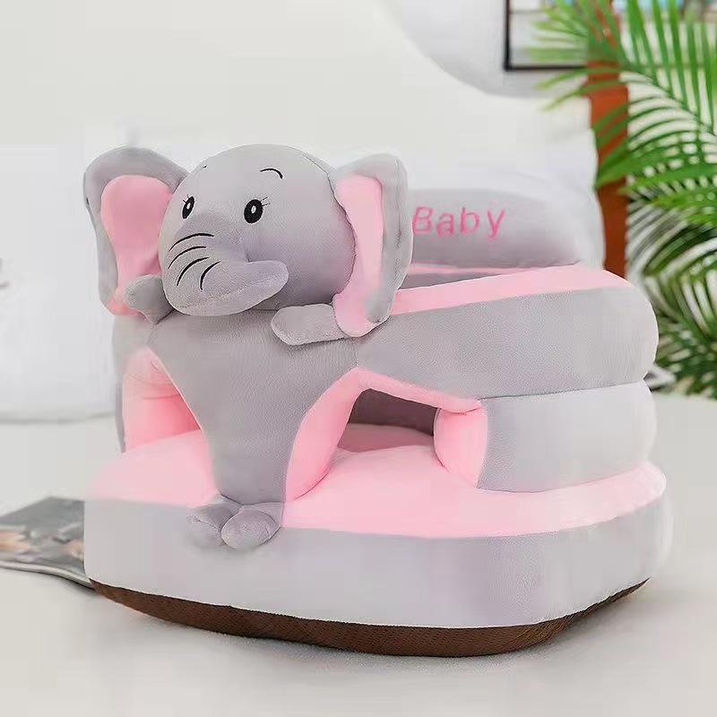 Plush Cartoon Baby Training Seat: Children's Safety Backrest Sofa