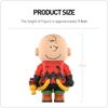 Pop Mart Mega Space Molly 100% Charlie Brown & Snoopy Collectible Figure 10cm