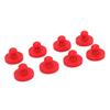 8PCS Fryer Liner Magnets Heatproof Parchment Paper Magnetic Silicone Buckle for Kitchen