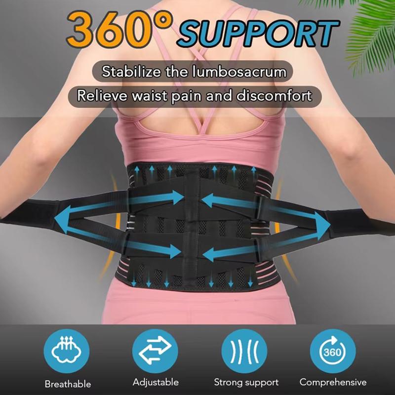 Adjustable Lumbar Back Support Belt Women Fitness Girdle Corset Straightens Spine Belly Body Shaper Compression Lumbar Support