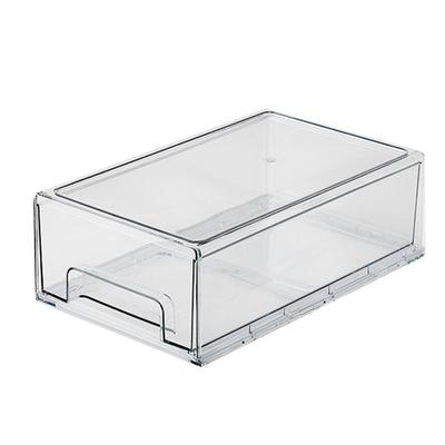 Acrylic Desk Organizer Drawer Large Capacity Rectangular Shaped Transparent Desktop Storage Box for