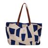 Fall New Plaid Canvas Shoulder Bag Women, Japanese Style Casual Tote Bag, Large Capacity Cotton Shopping Bag, Fashionable and Versatile